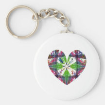 Heart Hearts Key Chain