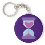Heart Hourglass keychains