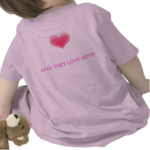 heart,             I LOVEMUMMY AND DADDY T-shirt