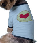 heart in a bubble pet tee