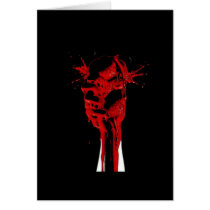 Heart in Hand Greeting Cards