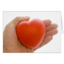 Heart in palm cards