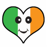heart irish smiley photo sculptures