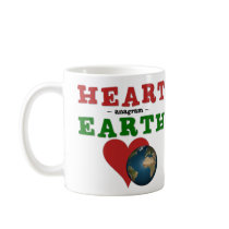 Heart is anagram for Earth Mugs