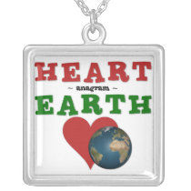 Heart is anagram for Earth Custom Jewelry