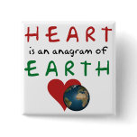 Heart is Earth anagram buttons