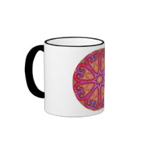 Heart Kaleidoscope Coffee Mugs