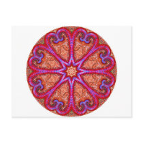 Heart Kaleidoscope Post Card