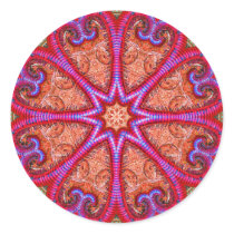 Heart Kaleidoscope Stickers