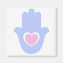 Heart Kamsa Refrigerator Magnets