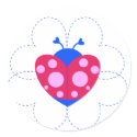 heart ladybug sets.ai stickers