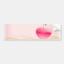 Heart Life Bumper Sticker