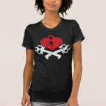 Heart Lock and Keys - White Tee Shirts