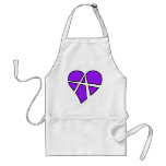 Heart Love Anarchy Symbol Anarchist Anarchism aprons