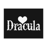 Heart (love) Dracula postcards