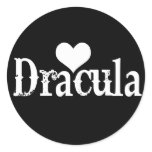 Heart (love) Dracula stickers