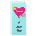 Heart Love Romance Stationery rack cards