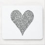 Heart, made of Faces Mousepads