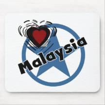 Heart Malaysia Mouse Mat