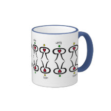 Heart Man Coffee Mugs