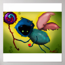 Heart Monster Posters