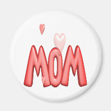 Heart Mum Magnets
