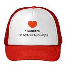 Heart, Munster We Stand and Fight Trucker Hat