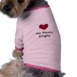 heart, My Mum's Single! pet clothing