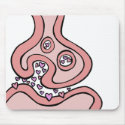 Heart Neurotransmitters Mouse Pad mousepads