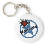 Heart Norway Keychain