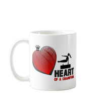 Heart of a Champion Gymnastics Mug