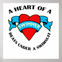 Heart of a Swimmer Print