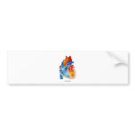 Heart Of Gold (Chemical Symbol AU) Bumper Sticker