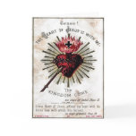 Heart Of Jesus Card
