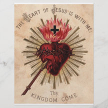 Heart of Jesus (small) Full Color Flyer