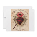 Heart of Jesus (small) invitations