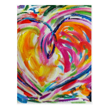 Heart of Joy Personalised Postcards