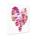 Heart of Kisses Canvas canvas prints