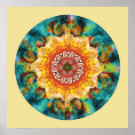 Heart of Surrender Mandala 4 posters
