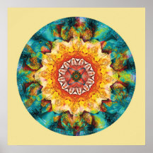 Heart of Surrender Mandala 4 Posters