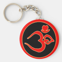 Heart Om Sign - Yoga Keychain / Gifts