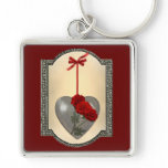 Heart On A String keychains