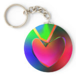 Heart on a String keychains