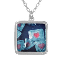 Heart on Ice Pendant