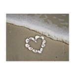Heart on the Beach Post Card