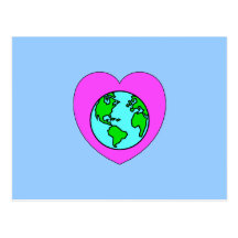 Heart Our Planet Post Card