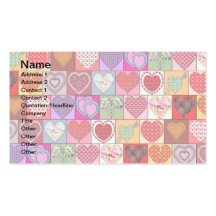 HEART PATCHES BUSINESS CARDS