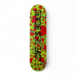 HEART Pattern ART 5 + your text | green splatter