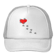 Heart (Paw Prints) Hat