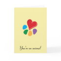 Heart-Paw_"You're an animal" Valentine's cards